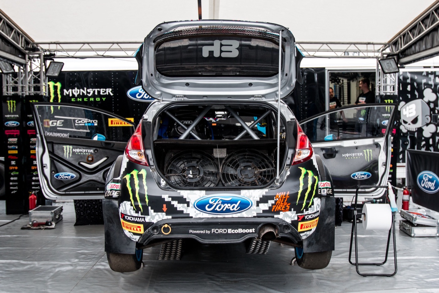 Rear of Ken Block