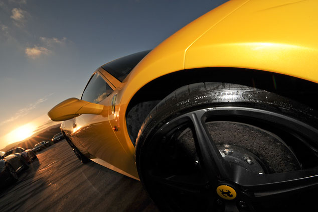 Ferrari 458 Italia on Michelin Pilot Super Sports