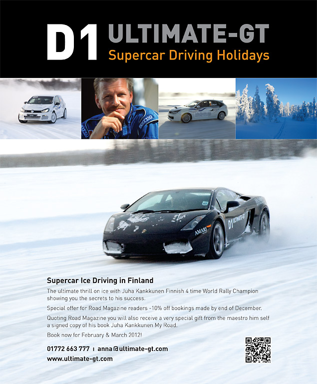 ROAD Magazine offer: Learn to drive 'really fast' on ice with Juha Kankkunen..