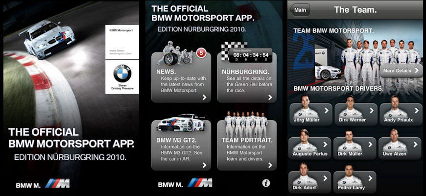 BMW releases Nürburgring edition iPhone app