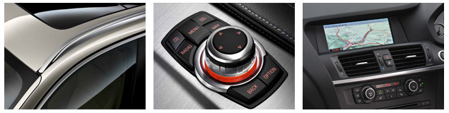 Satin aluminium roof rails, iDrive controller, 8.5