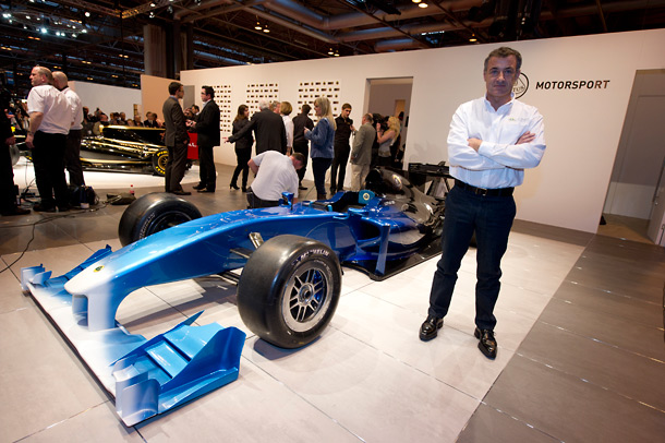 Jean Alesi puts the Lotus Type 125 through its paces at Vallelunga