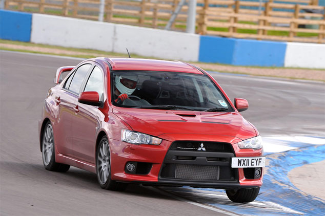 Phil Royle in the Mitsubishi Evo X FQ-330