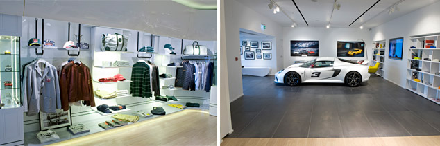 Lotus ORIGINALS retail store in Hethel