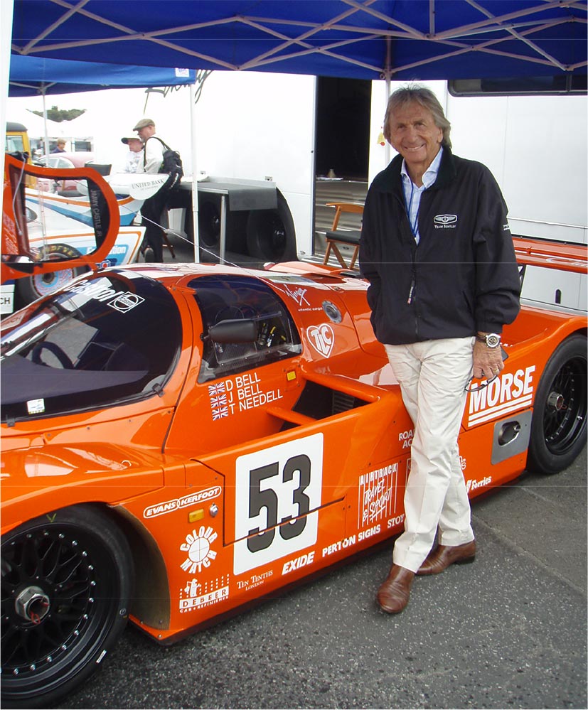 Derek Bell returns to Le Mans in a Porsche 962