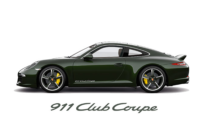 Porsche unveils the most exclusive of anniversary specials, the 911 Club Coupe
