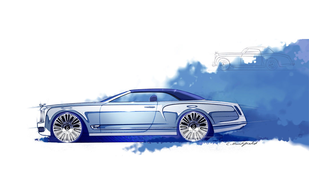 Bentley previews the Mulsanne Convertible Concept