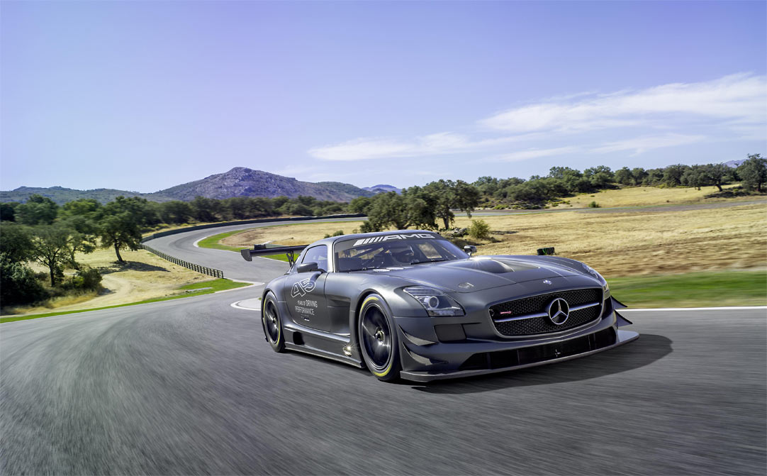 Mercedes celebrates the 45th birthday of AMG with a limited-edition SLS AMG GT3 that won’t be raced..