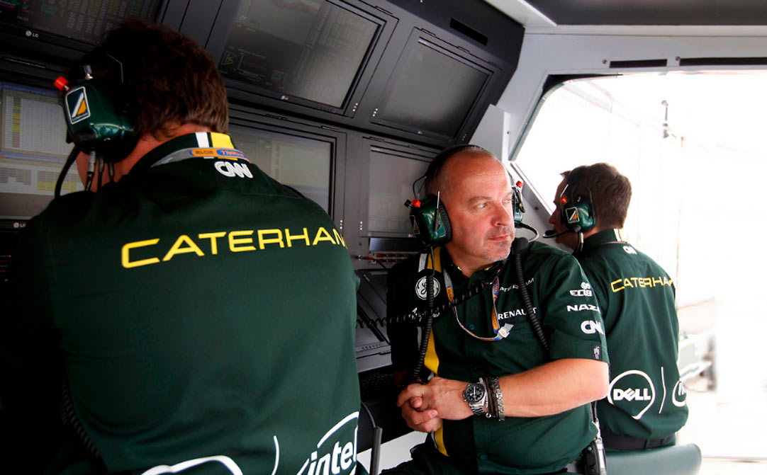 Has Mike Gascoyne taken his leave of Caterham?