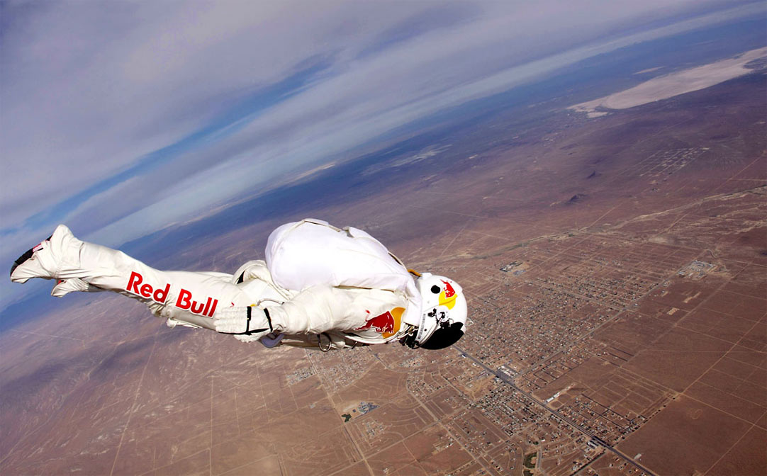Red Bull Stratos Mission: Felix Baumgartner makes one giant leap for mankind..