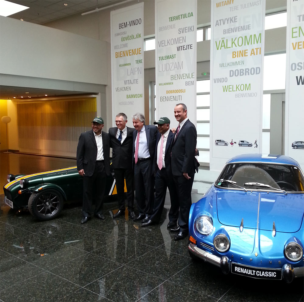 Renault and Caterham announce partnership to design and build Alpine Caterham sports cars