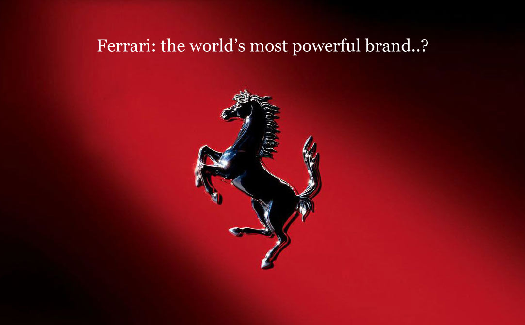 The truth about Ferrari’s brand power..