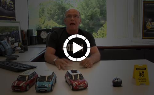 mini vs porsche video01 MINI gatecrashes Porsches 50th Birthday celebrations for the 911