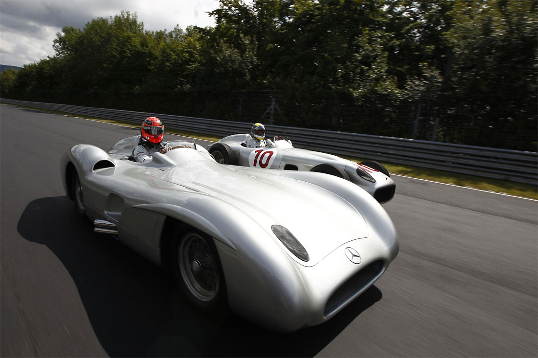 Mercedes Schumacher F1 Nordschleife G2 999x665 Schumacher to drive around the Nordschleife in an F1 car