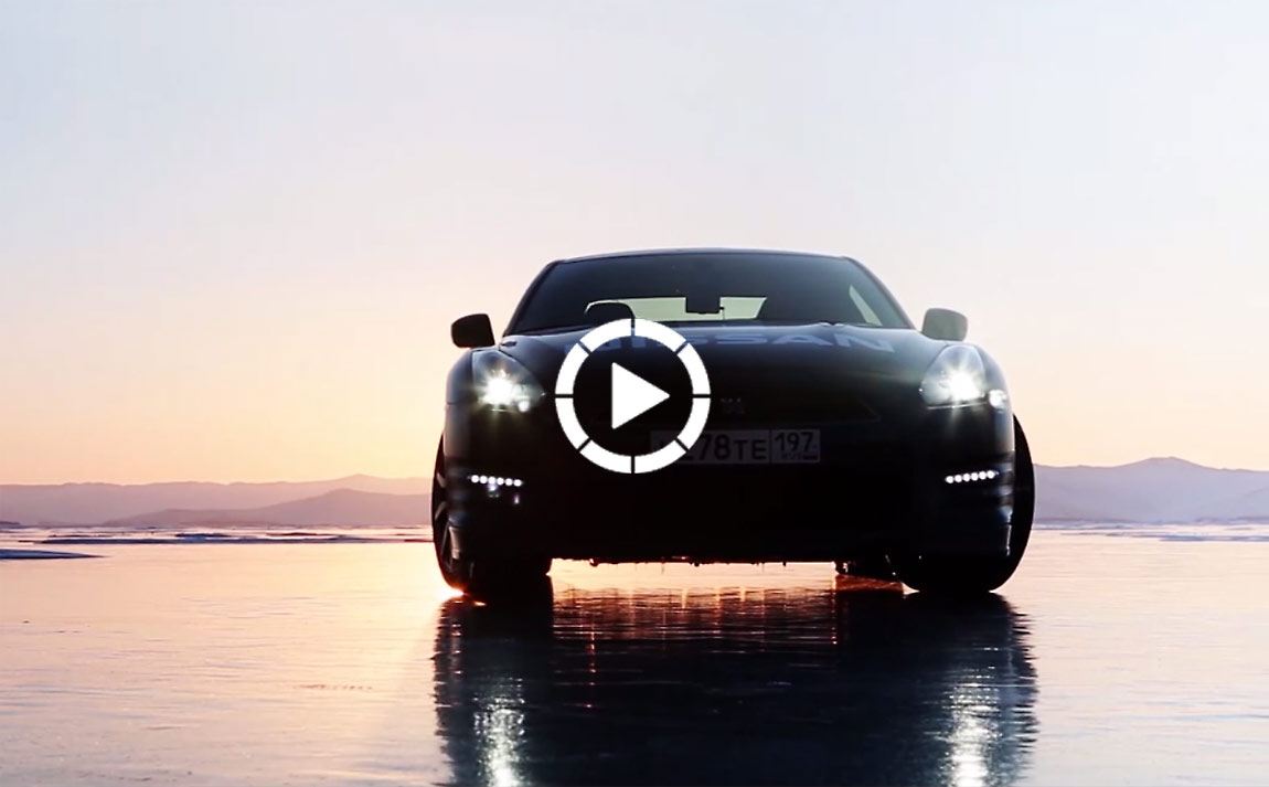 Nissan GT-R claims 184mph Russian Ice Speed Record