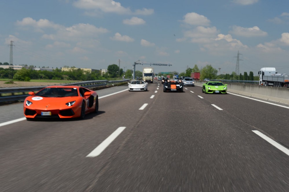 Lamborghini Grande Giro Day1 G11 999x664 DAY 1 Lamborghinis 50th Anniversary Grand Tour (w/VIDEO)