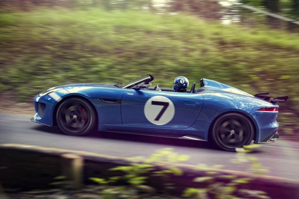 Jaguar Project 7 At Goodwood FOS G1 999x666 Jaguar Project 7 gives the F TYPE that Le Mans winning feeling (w/VIDEO)