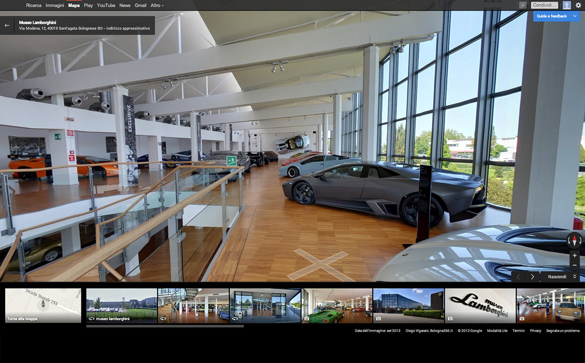 Now you can visit the Lamborghini Museum on Google Maps