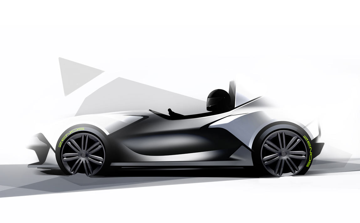 Zenos E10 Design Sketch G0 999x619 Behind the Story: Zenos Cars