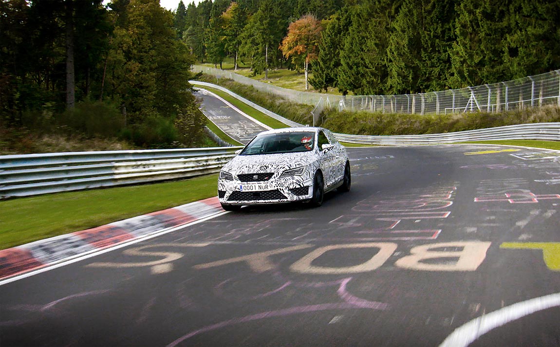 SEAT Leon Cupra 280 sets new front-wheel drive Nürburgring lap record