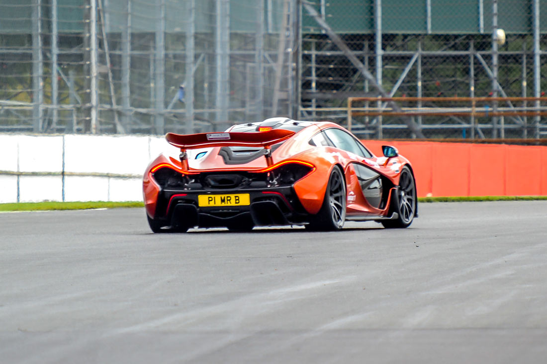 McLaren P1 around Silverstone